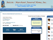 Tablet Screenshot of butzinmarchant.com